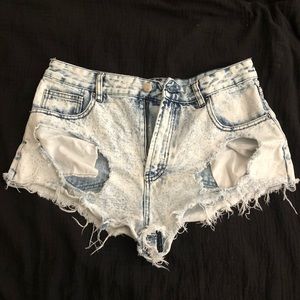 Forever 21 Distressed Shorts